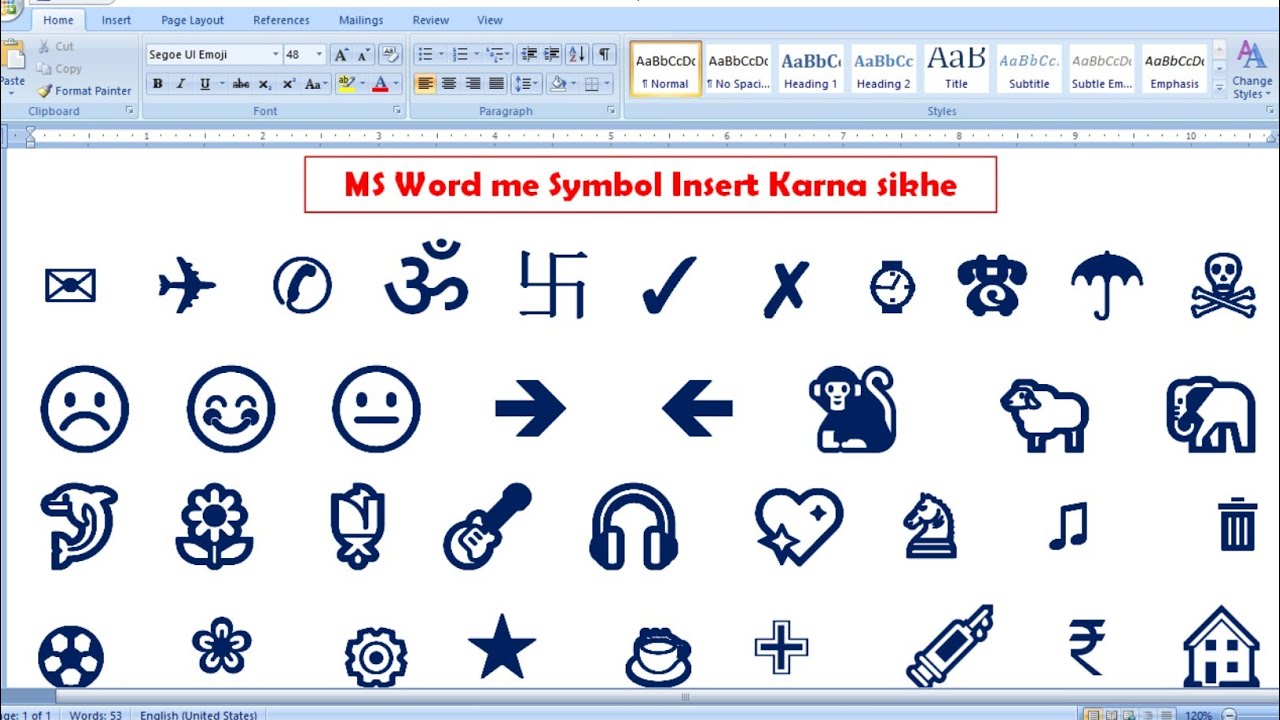 MS Word Symbols Shortcut key | How to create symbol shortcut key in MS Word | MS Word symbol
