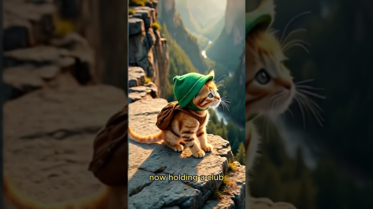 A Poor Kitten Escapes Angry Lumberjack!  