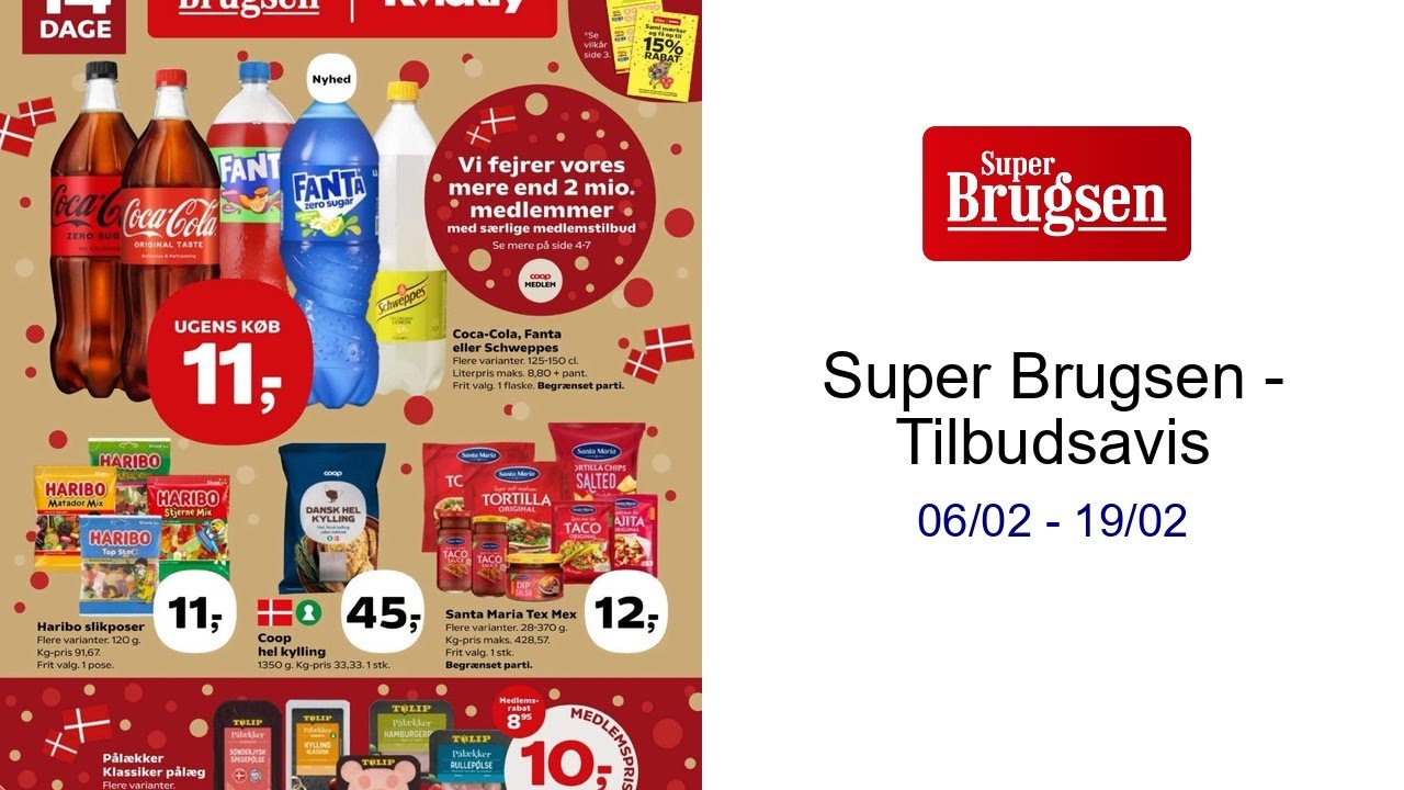Super Brugsen - Tilbudsavis 06/02 - 19/02