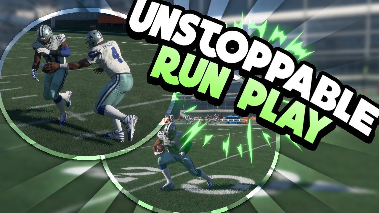 MADDEN 18 NEW UNSTOPPABLE RUN PLAY 🔥  | BEST NEW RUN PLAY IN MADDEN 18!! | SCORE EASY TOUCHDOWNS!!