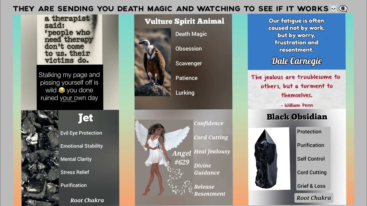 THEY ARE SENDING YOU DEATH MAGIC AND WATCHING TO SEE IF IT WORKS☠️👁️‍🗨️