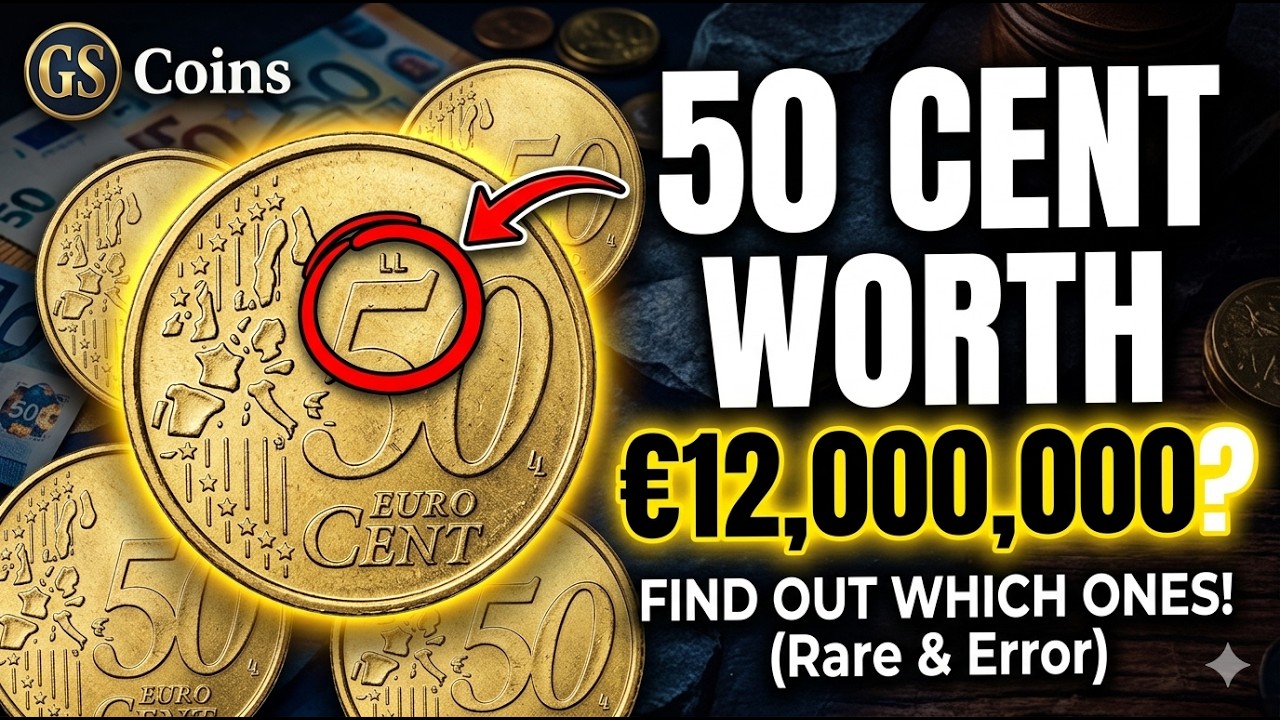Специальный выпуск GS Coins: Топ-5 ультраредких монет номиналом 50 евроцентов, которые будут прод...