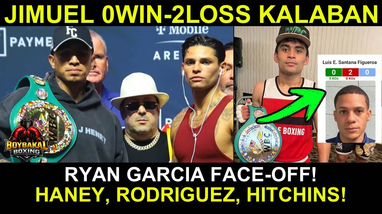 Ryan Garcia Face Off Presscon | Jimuel Puertorican Kalaban | Haney, Bam Rodruguez, Hitchins Update
