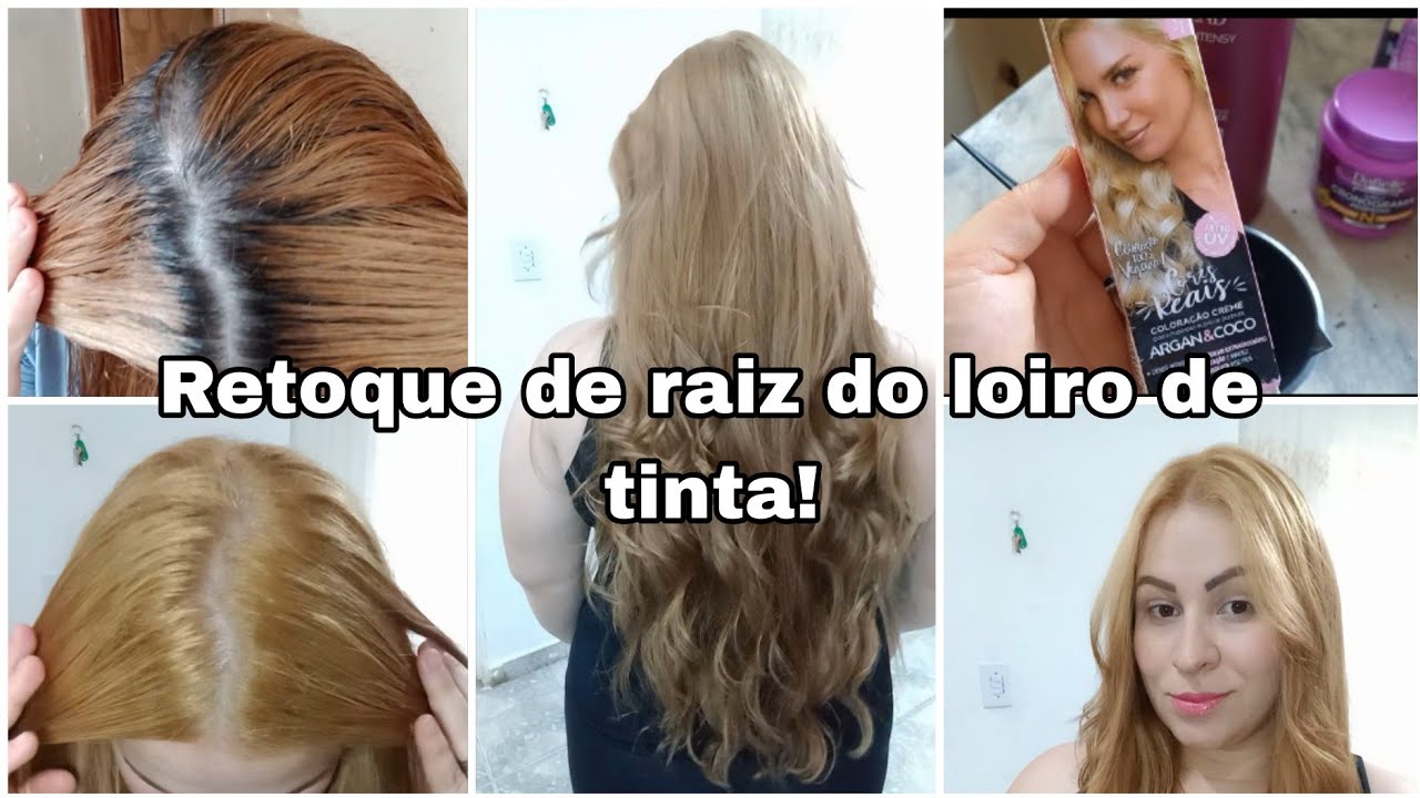 💥RETOQUE DE RAIZ MAS BANHO DE BRILHO NO MEU LOIRO DE TINTA! #loirodetinta #hair #cabeloslindo 