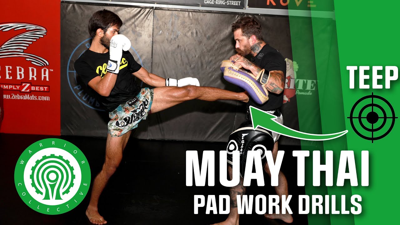 Muay Thai Kicks - Using Teeps to Control and Close the Distance with Tyler Wombles