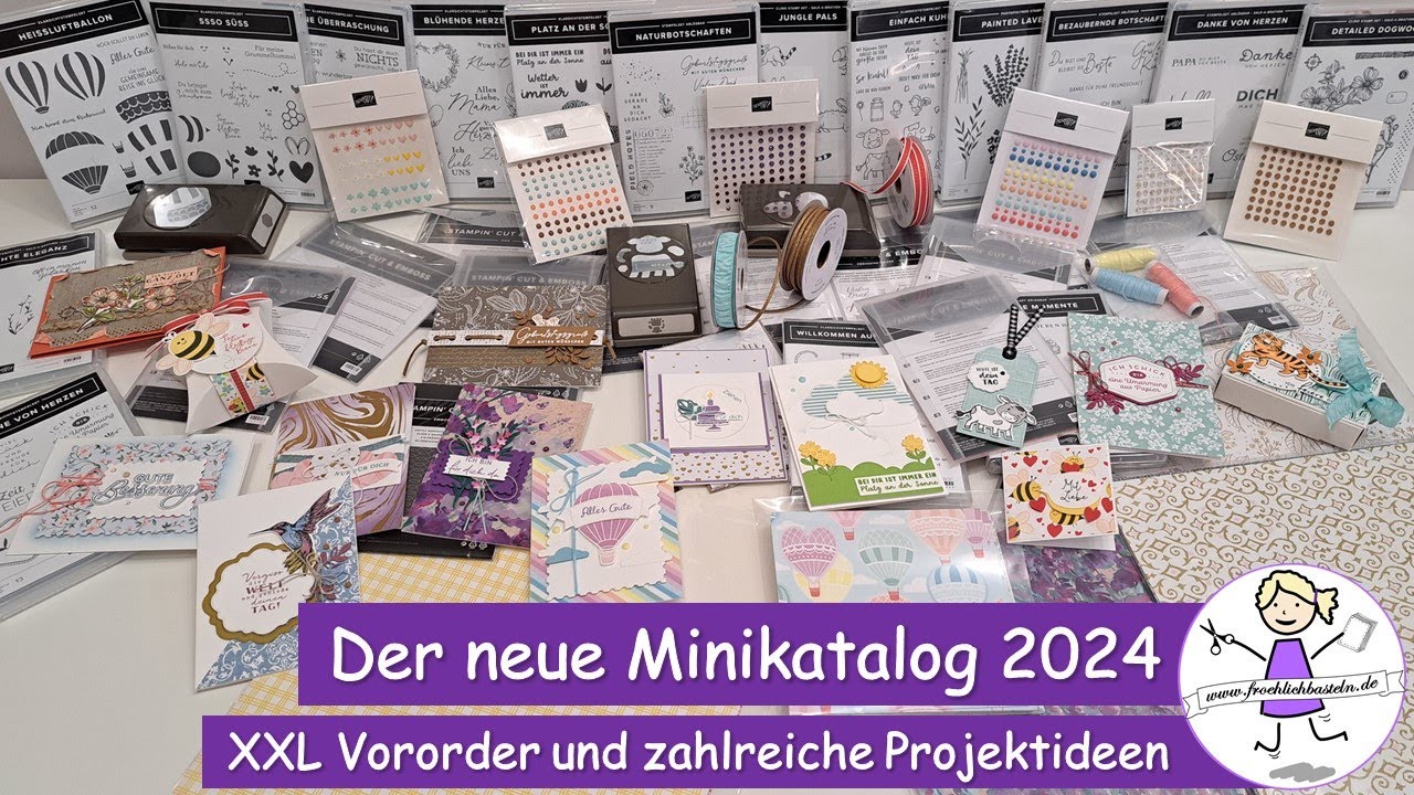 XXL Vororder mit vielen Beispielen | Der Minikatalog Januar-April 2024 | Auspackvideo | Stampin' Up!