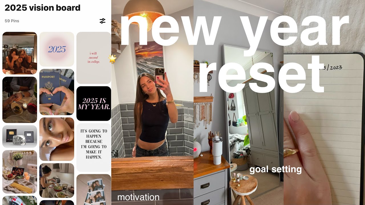 navigating 2025🌟 goal setting, vision boards & new year motivation
