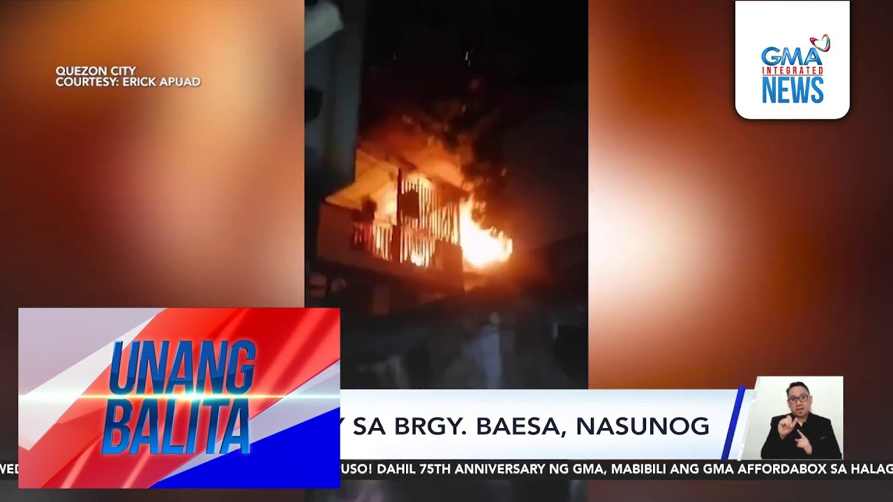 Ilang bahay sa Brgy. Baesa, nasunog | Unang Hirit