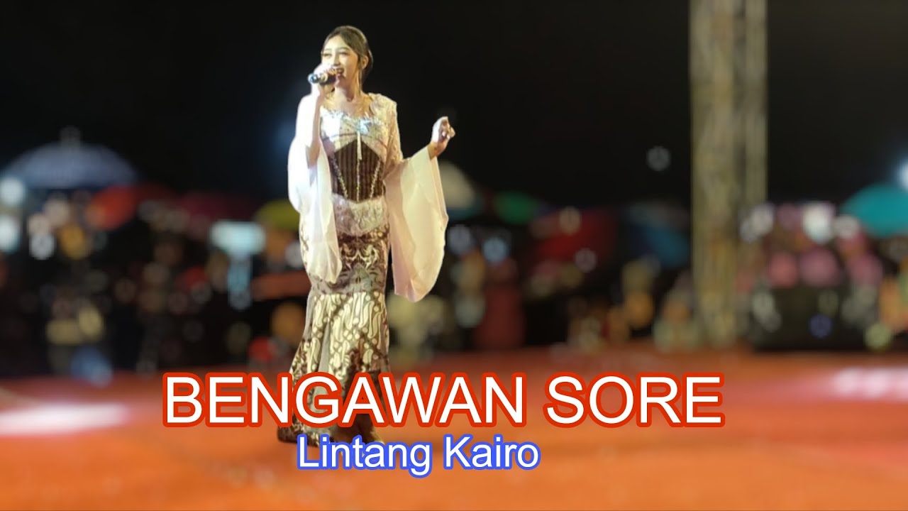 Lagu Bengawan sore, vokal lintang Kairo dalam acara ultahnya ke 17 bersama Jathilan Laras Ganendra