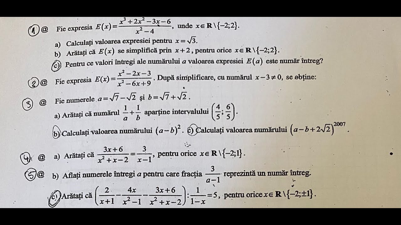 E(x). Descompunerea in factori cu metoda gruparea termenilor si diferenta patratelor. Clasa a 8-a
