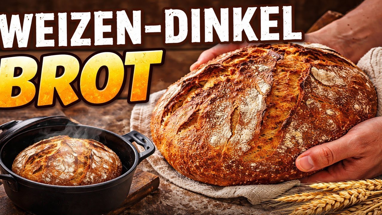 Dinkel Weizen Brot