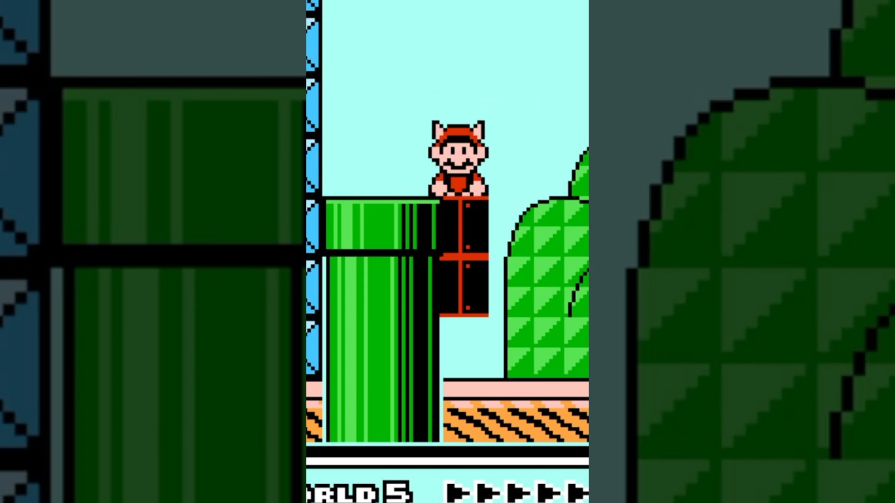Crooked Pipe Glitch in Super Mario 3! 😆