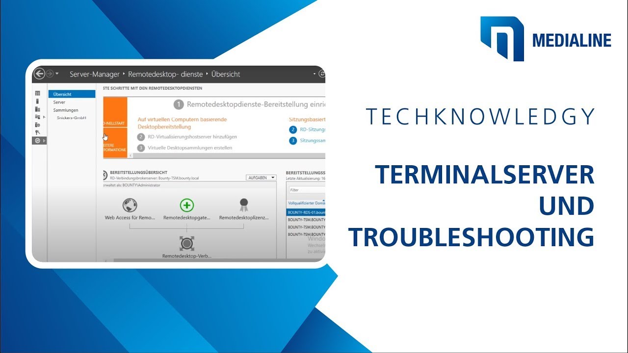 Was sind Terminalserver & Troubleshooting? | Techknowledgy | Medialine AG
