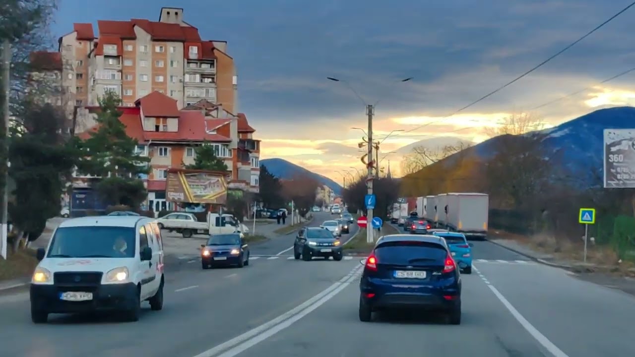 La drum prin România.