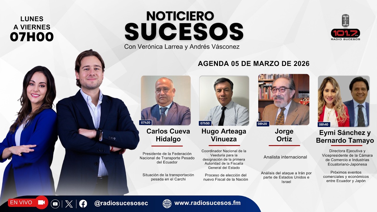 ​​​​​Noticiero Sucesos - 05 de marzo de 2026