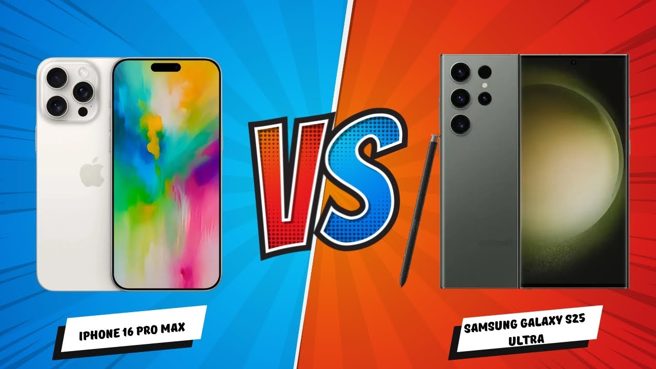iPhone 16 Pro Max vs. Samsung Galaxy S25 Ultra: Ultimate Flagship Showdown!