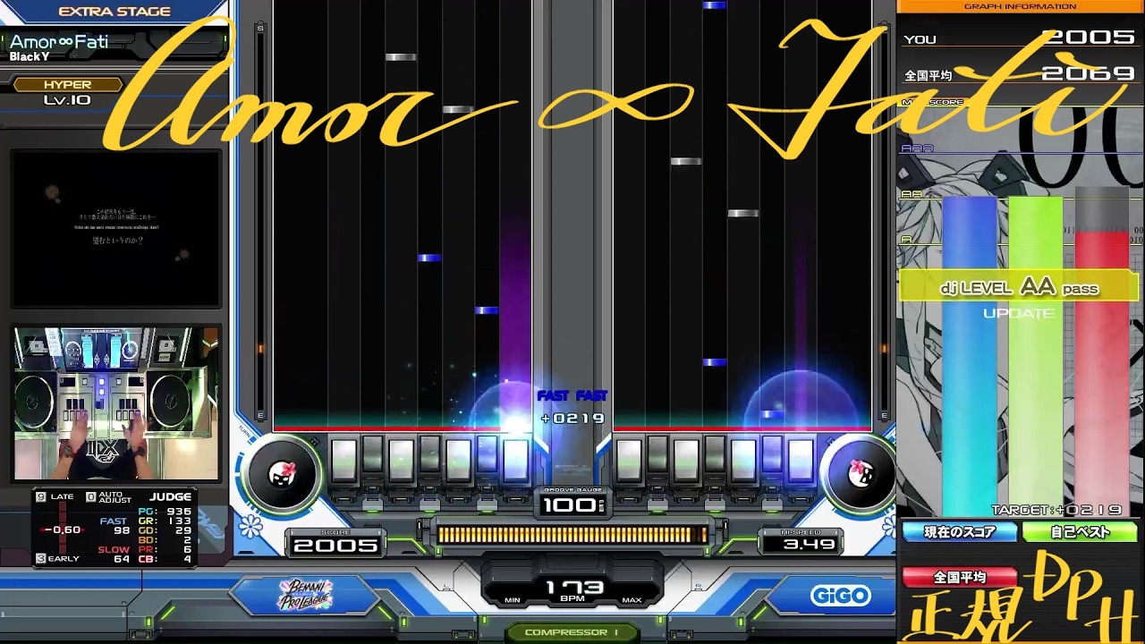【beatmania IIDX 33 Sparkle Shower】Amor∞Fati (DPH☆10)