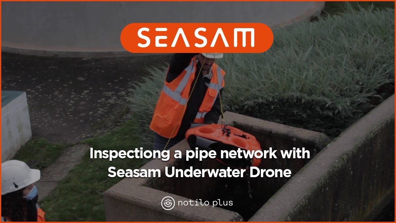 Pipe network inspection with the Seasam Underwater Drone: C-Detect x Delair Marine (Ex Notilo Plus)