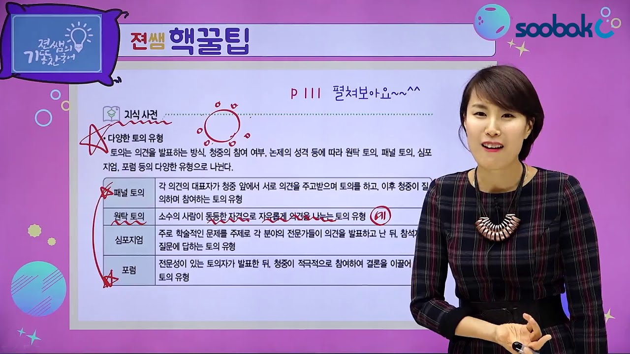 [중등인강/중1 국어] 다양한 토의 유형 - 수박씨닷컴 김지연선생님