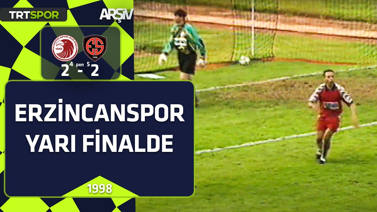 Kartalspor - Erzincanspor: 4-5 (pen) 1998 1.Lig'e yükselme maçı | Erzincanspor Yarı Finalde