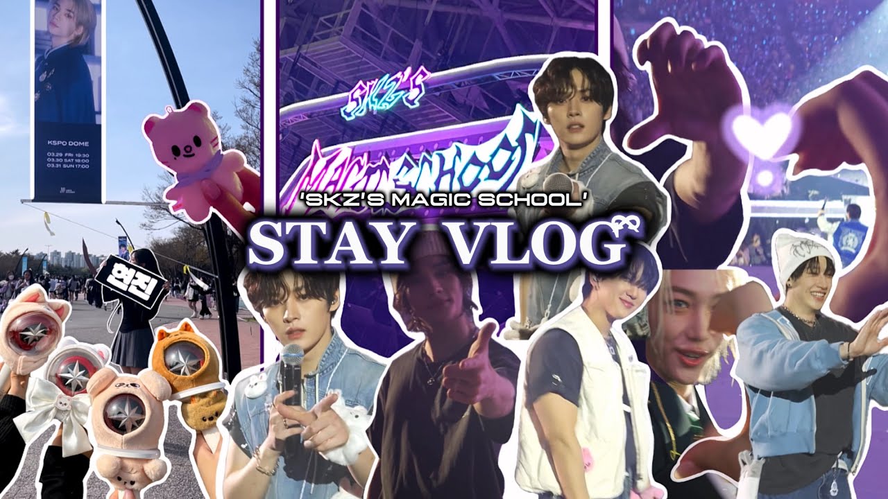 STAY VLOG ྀིㅣ성덕이되.. 🪄 ‘𝑺𝑲𝒁’𝑺 𝑴𝑨𝑮𝑰𝑪 𝑺𝑪𝑯𝑶𝑶𝑳’ 스키즈 팬미팅 • 스키즈와 티키타카 • 스테이 덕질 브이로그