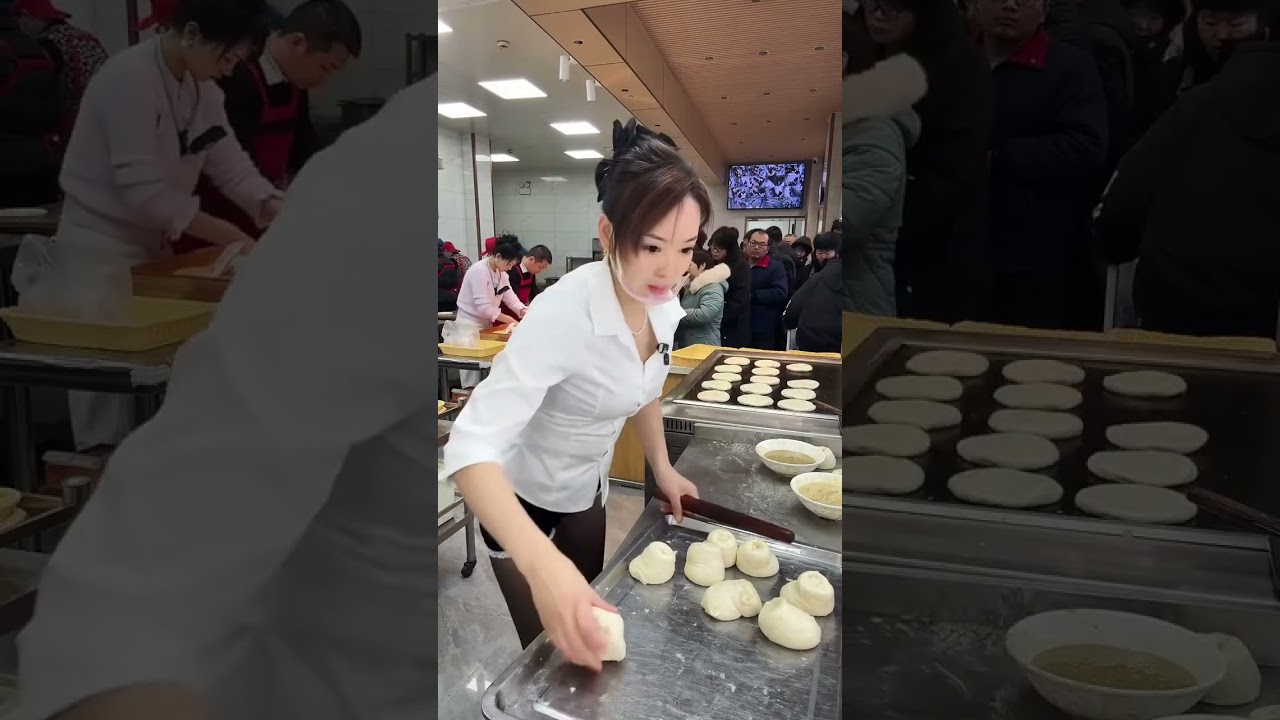 Best Scallion Pancake Stall Long Line Customers Make Money