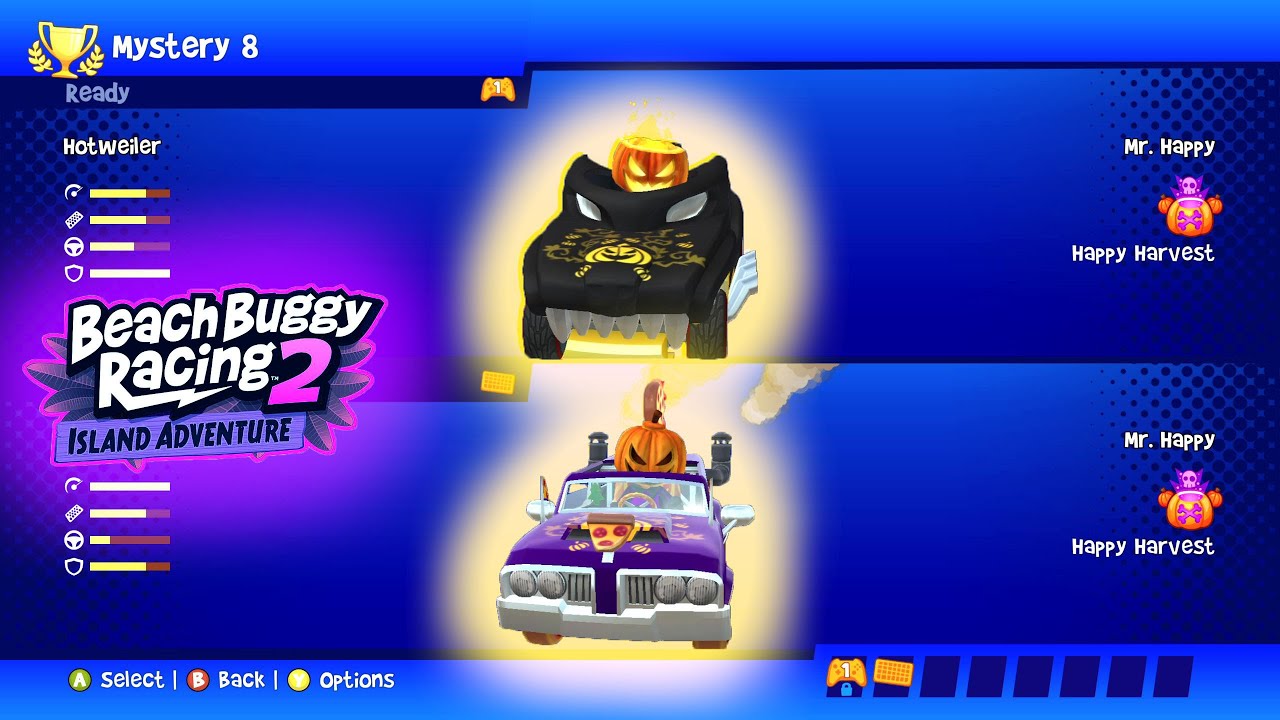 Mr. Happy - Hotweiler vs Quick Slice - Beach Buggy Racing 2 Island Adventure