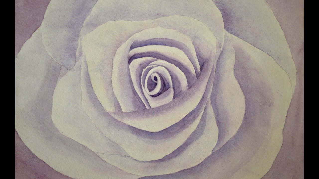 Cómo pintar una rosa con acuarela - Arte Divierte.
