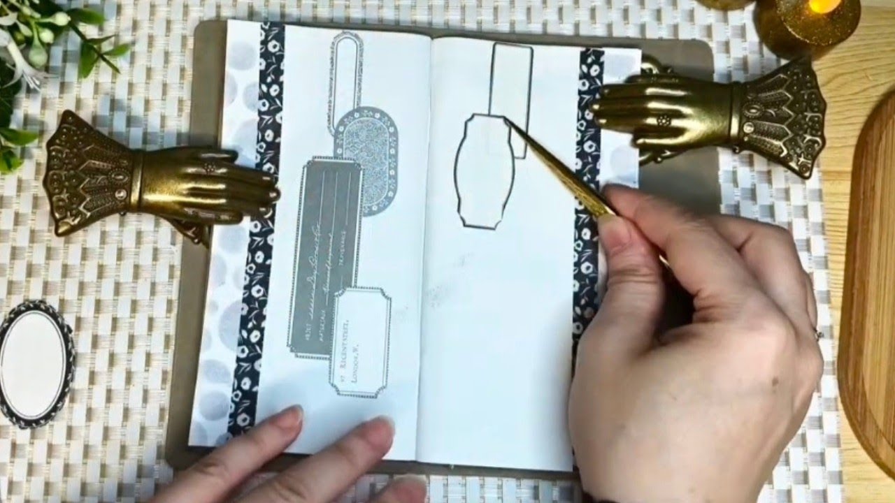 Asmr Journal Relax With me | Aesthetic 💙 #asmrrelajante #scrapbooking #asmr 