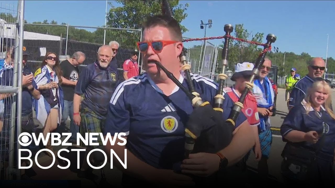 Scotland, Haiti fans pack Boston Stadium for World Cup match