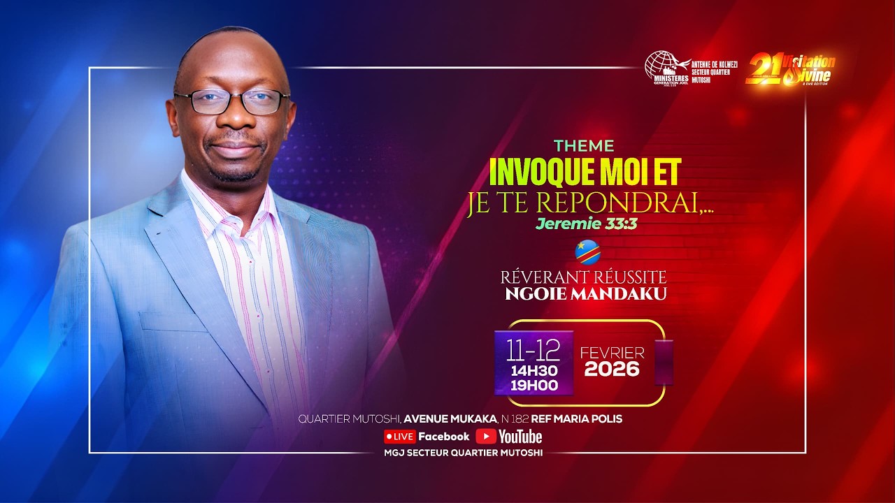 Rev REUSSITE MANDAKU | INVOQUE MOI ET JE TE REPONDRAI,...