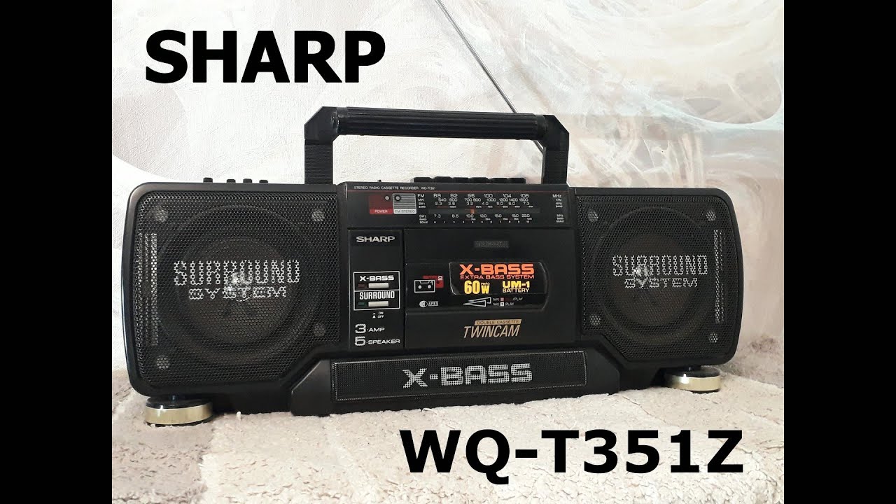 SHARP  WQ-T351Z  профилактика и ремонт/Винтажная аудиотехника.