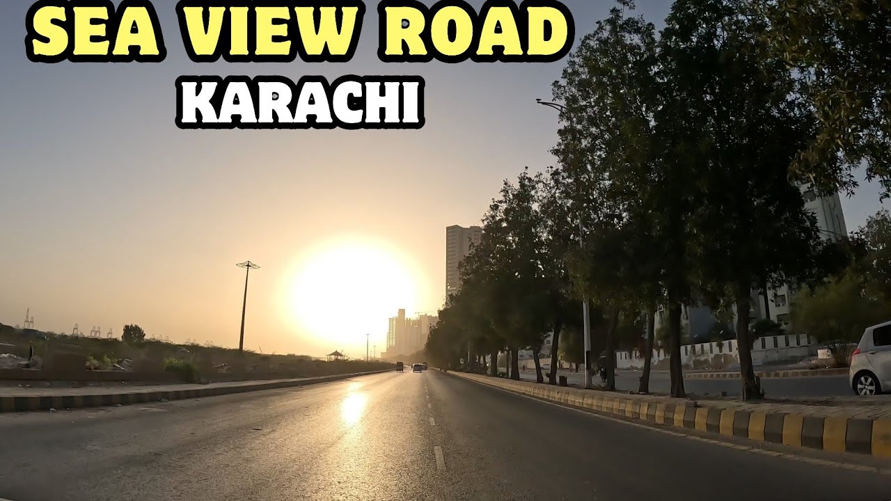 Drive on Sea View Road  Karachi