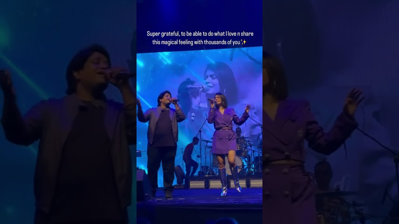 Sun saathiya 💜 with @DivyaKumarOfficial #singer #live #bollywood