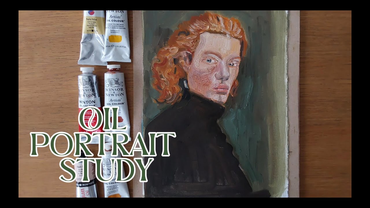 WALKING THROUGH HOW I PAINT THIS OIL PORTRAIT| VOICE OVER TUTORIAL 🧡🧑‍🦰