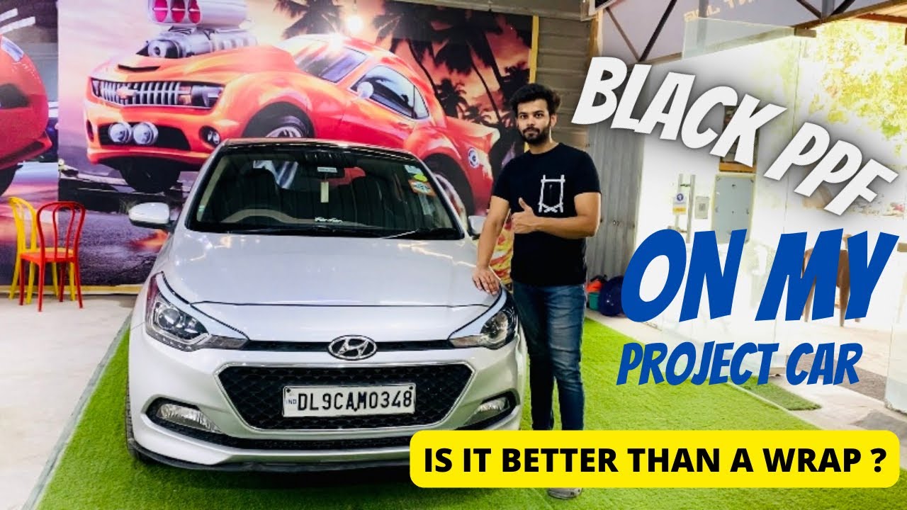 My Elite i20 getting black PPF on Roof top || Better than a wrap ?