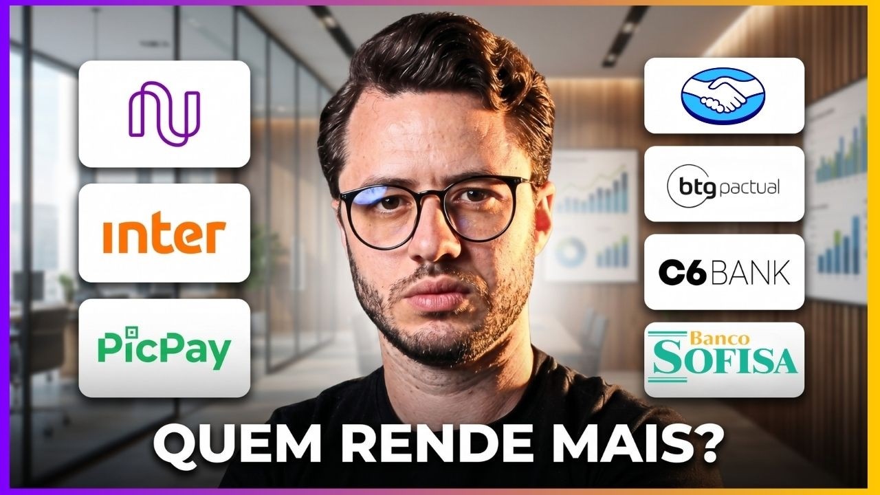 MELHORES RENTABILIDADES DE BANCOS DIGITAIS