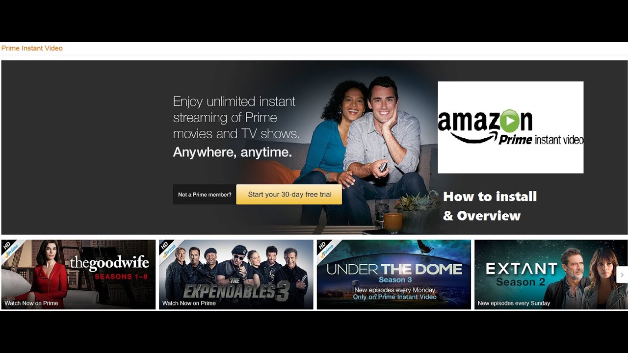 NVIDIA SHIELD TV - Amazon Prime Instant Video (How to install + Overview)