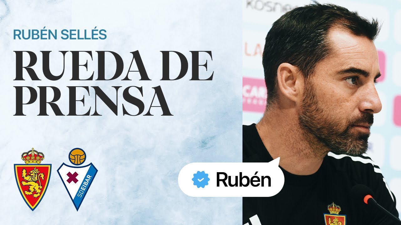 EN DIRECTO | Rueda de prensa de Rubén Sellés | Real Zaragoza