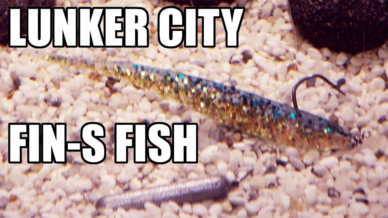 Lunker City: Fin-S Fish! Lure action on a Dropshot Rig! Underwater! Full HD