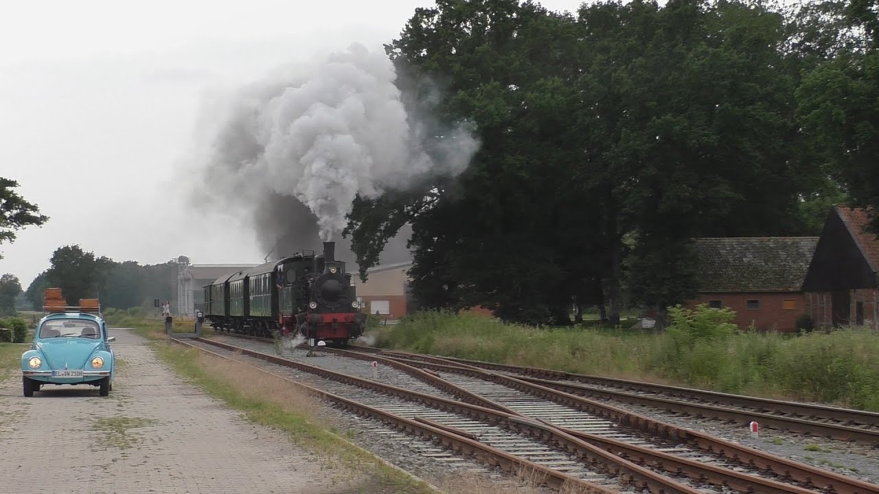 Saison Start der Eisenbahnfreunde Hasetal Haselünne - Löningen mit Lok Niedersachsen 10.07.2021 (HD)