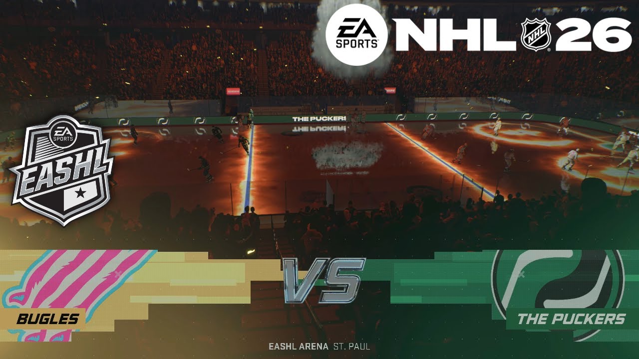 The Puckers vs. Bugles - NHL 26 3v3 EASHL Season Play (S3) 2-11-26 (4K)