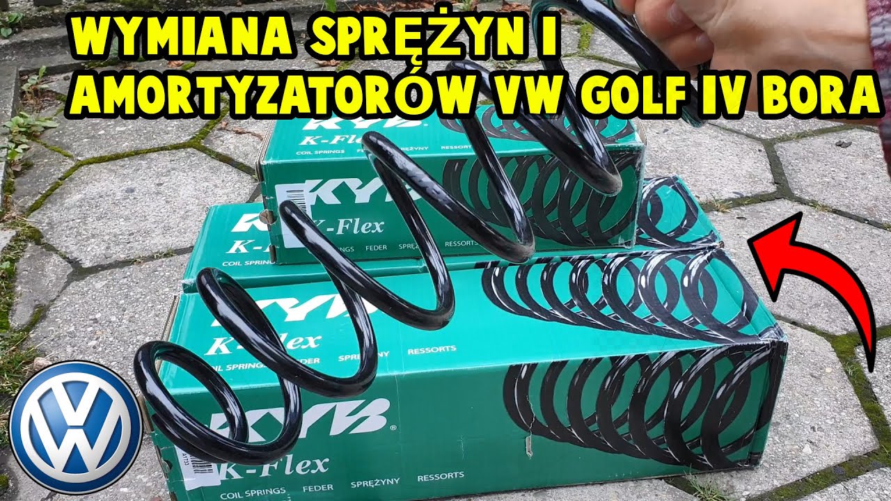 Wymiana amortyzatorów i sprężyn VW Golf IV/Bora/Passat B5/ Seat Leon/Toledo Audi A3/ Skoda Octavia
