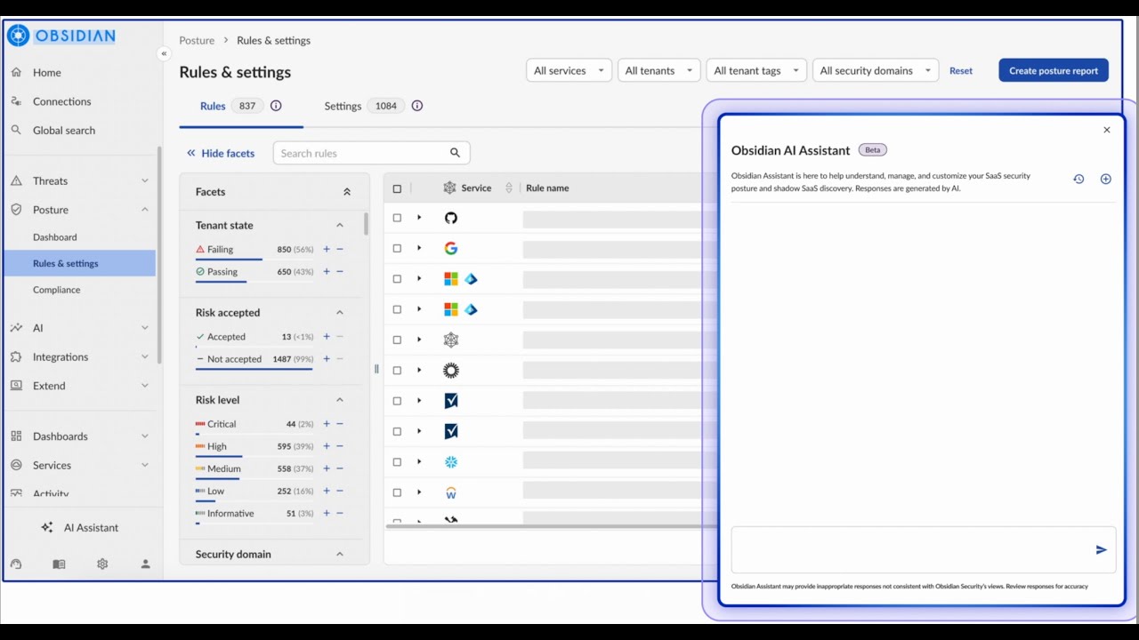 Meet Obsidian AI Assistant: Clarity and Confidence for SaaS & AI Security