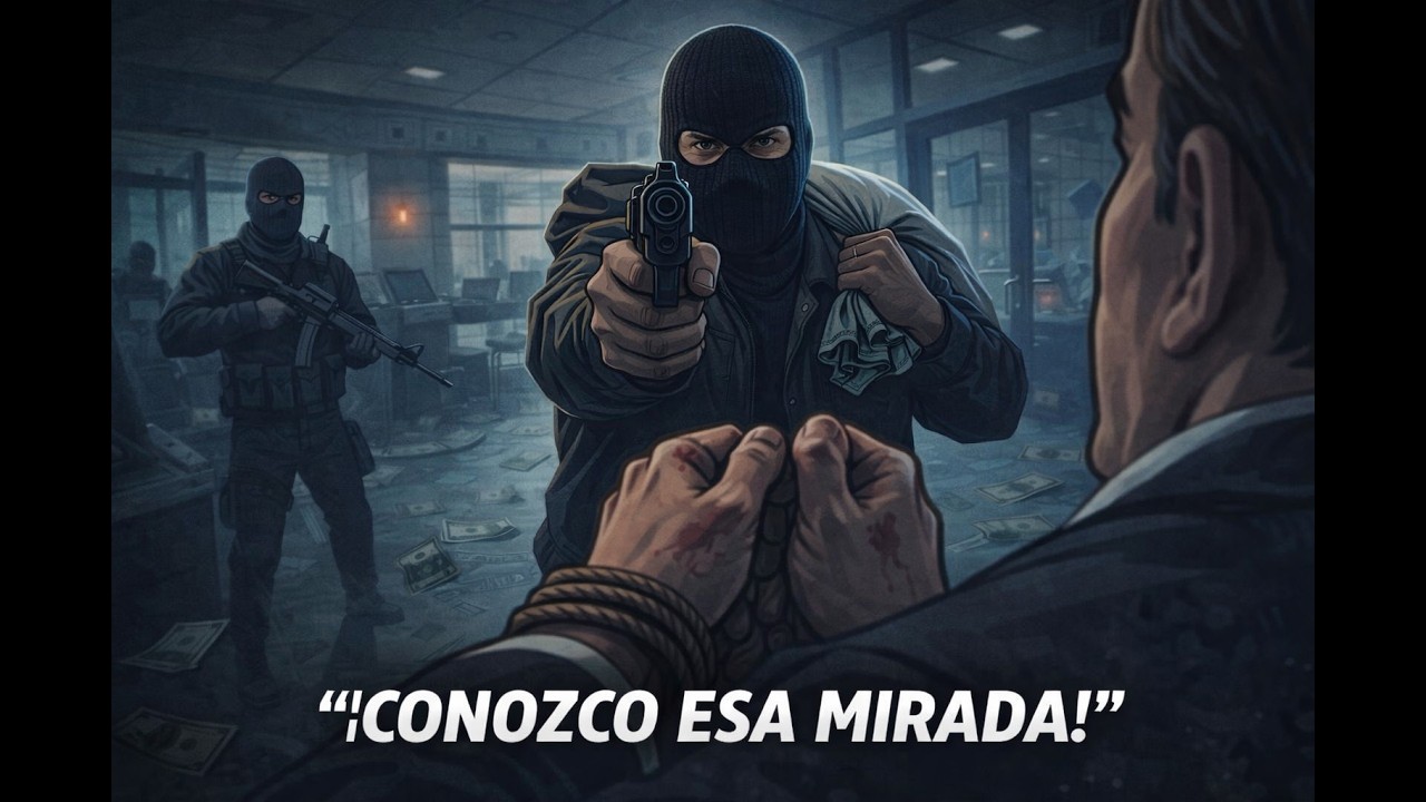POV: Eres un REHÉN en un ROBO al banco y te das cuenta de que CONOCES a uno de los ASALTANTES