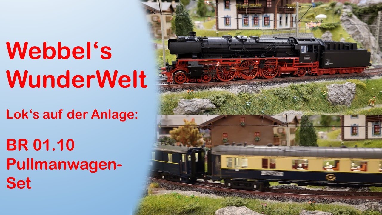 Vorstellung Märklin H0 Dampflok BR 01.10 mit Schnellzugwagen-Set und Pullmanwagen-Set Edelweiss