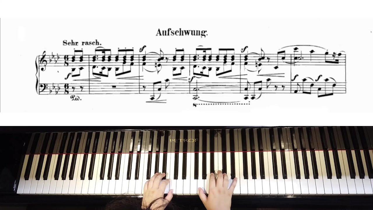 飛翔「幻想小品集」op.12-2 : R.シューマン｜R.Shumann : Aufschwung [Fantasiestücke]