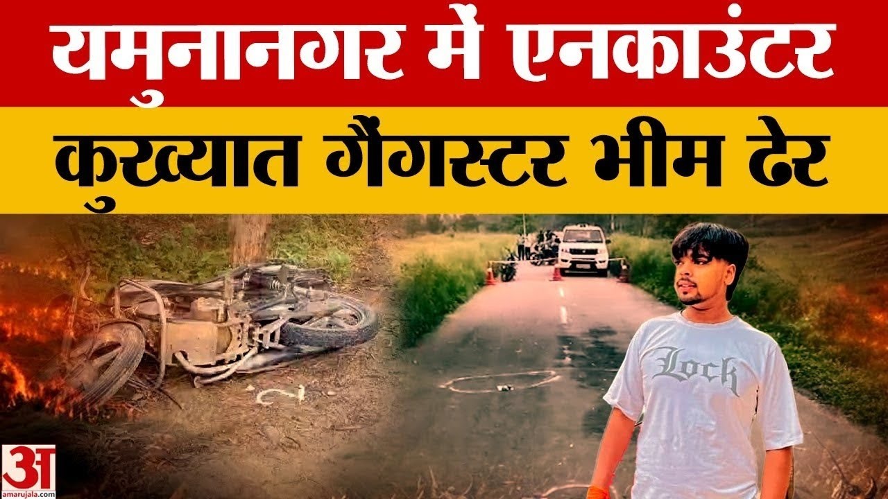 Gangster Bhim Encounter: एनकाउंटर में कुख्यात गैंगस्टर भीम ढेर, पुलिस ने दी बड़ी जानकारी |Yamunangar