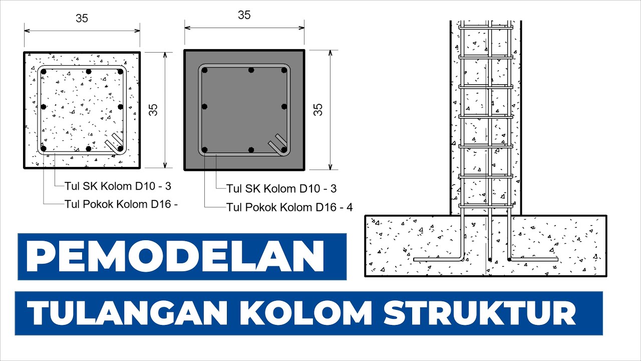 Tutorial Revit | Pemodelan Tulangan Kolom dengan Revit untuk Pemula