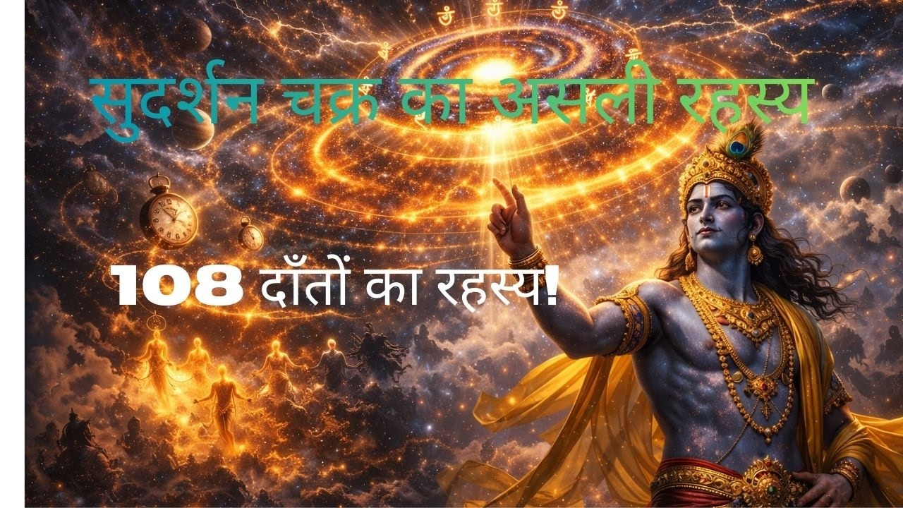 सुदर्शन चक्र का रहस्य | क्या यह समय और कर्म को नियंत्रित करता था? | Shri Krishna Secrets